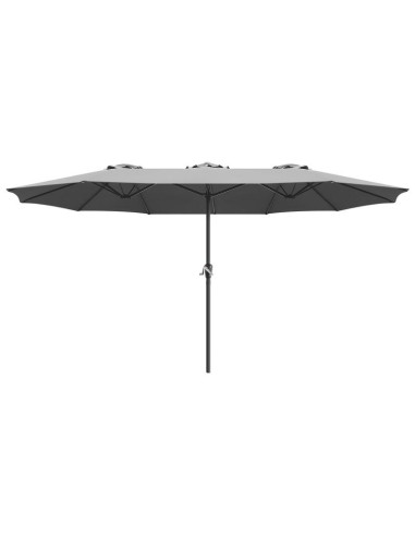 Parasol ogrodowy xxxl 2.7x4.6m szary saska garden