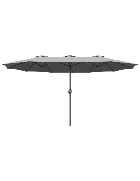 Parasol ogrodowy xxxl 2.7x4.6m szary saska garden