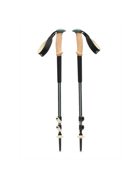 Kije trekkingowe black diamond trail cork trekking poles - laurel green