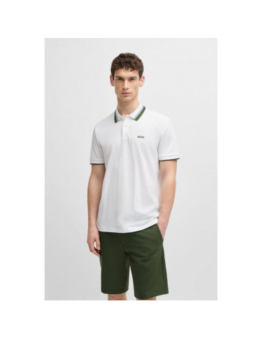 Polo boss paddy ap bianco (50538101-100)