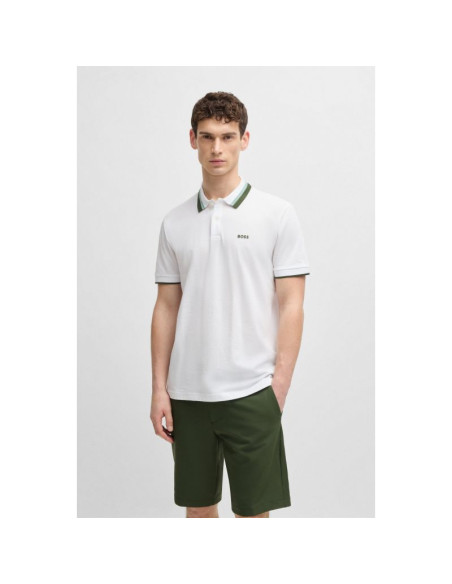 Polo boss paddy ap bianco (50538101-100)