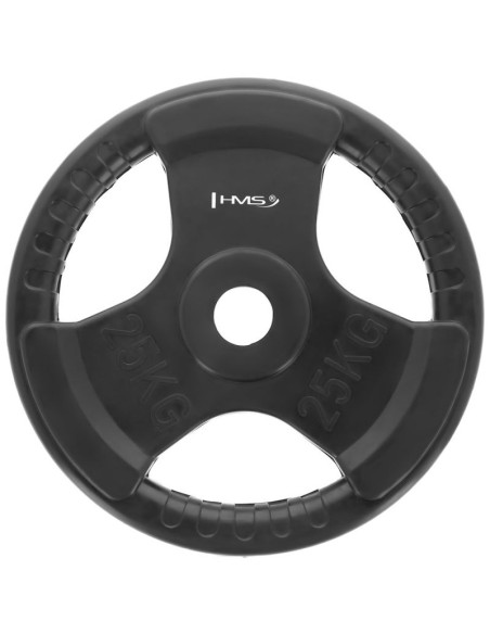 Talerz olimpijski ogumowany 25 kg hms tok25