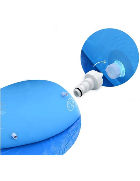 Basen rozporowy z dmuchanym kołnierzem 360x90cm 17795