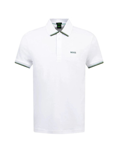 Polo boss paddy lux bianco (50538185-100)