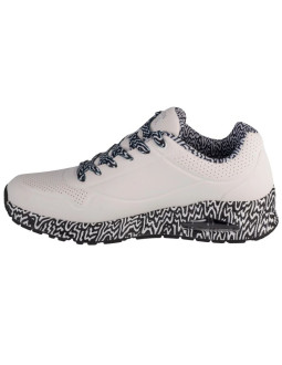 Skechers uno - stark mini drip 183518-wbk białe 2