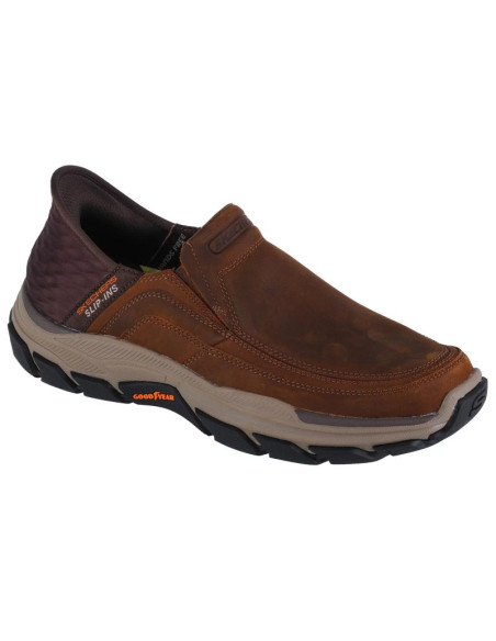 Skechers slip-ins respected - elgin 204810-cdb brązowe 39,5