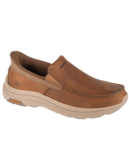 Skechers slip-ins: pollard - osgood 205334-dsrt brązowe 39,5