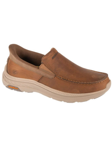 Skechers slip-ins: pollard - osgood 205334-dsrt brązowe 39,5