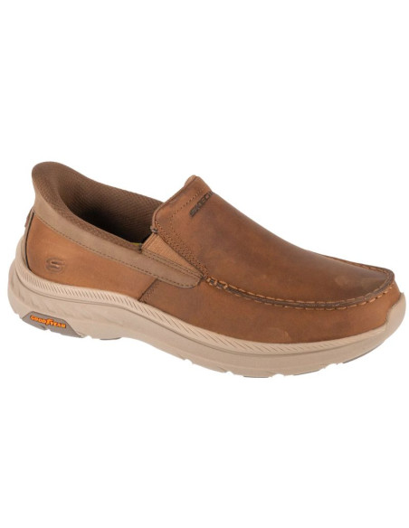 Skechers slip-ins: pollard - osgood 205334-dsrt brązowe 39,5