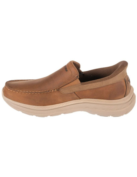 Skechers slip-ins: pollard - osgood 205334-dsrt brązowe 39,5