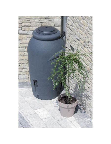 Zbiornik pojemnik na wodę deszczówkę aquacan 210l szary