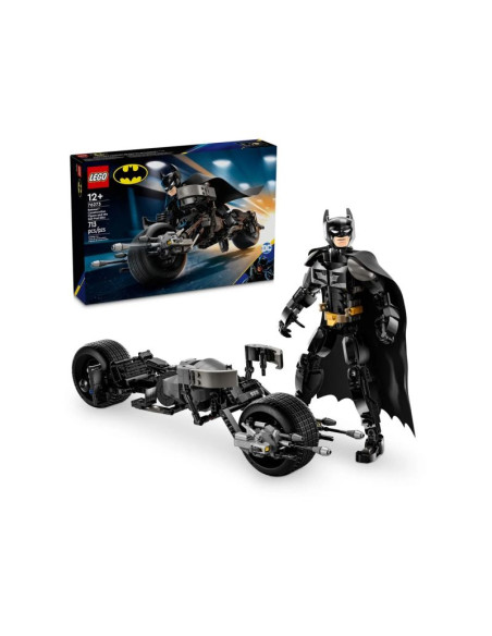 Lego super heroes 76273 figurka batmana do zbudowania i batcykl