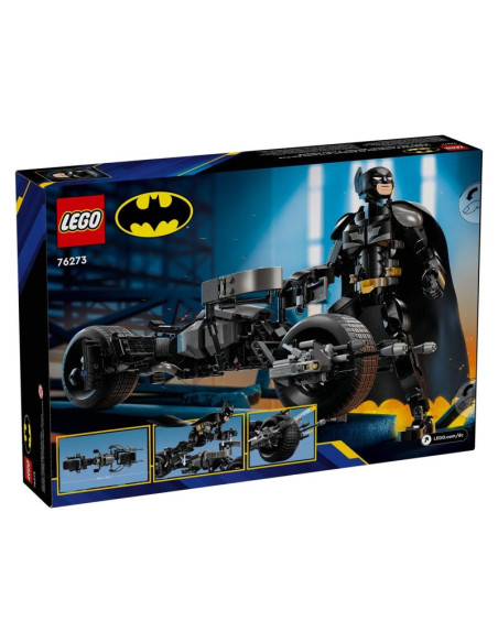 Lego super heroes 76273 figurka batmana do zbudowania i batcykl