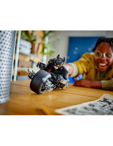 Lego super heroes 76273 figurka batmana do zbudowania i batcykl