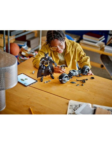 Lego super heroes 76273 figurka batmana do zbudowania i batcykl