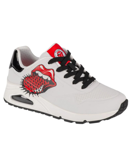 Skechers uno-rolling stones single 177965-wbk białe 35,5