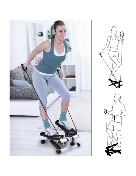 Mini stepper z ekspanderem umbro biały