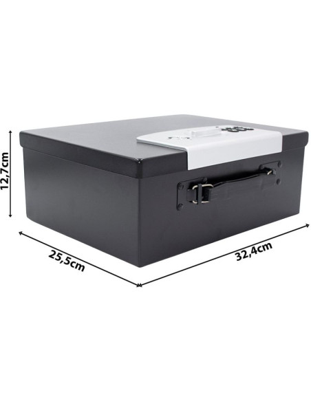 Sejf z zamkiem cyfrowym 32,4x12,7x25,5cm 1068756 saska garden