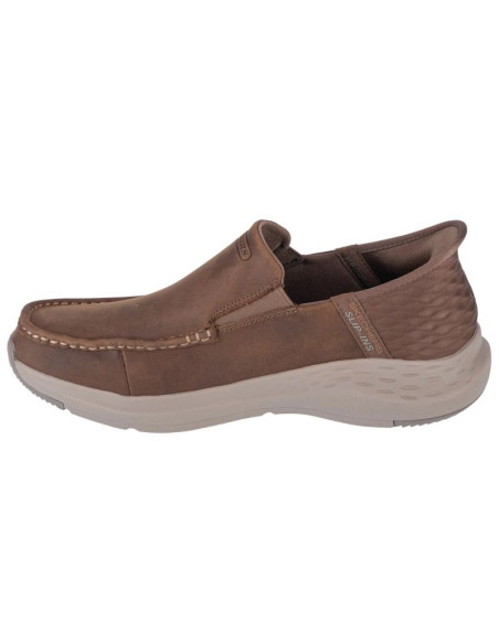 Skechers slip-ins parson - oswin 204866-dsrt brązowe 39,5