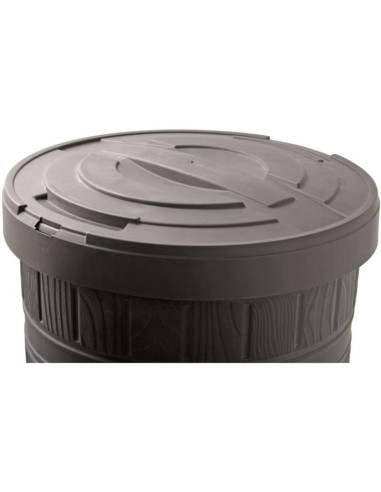 Zbiornik pojemnik na deszczówkę beczka woodcan 265l brąz