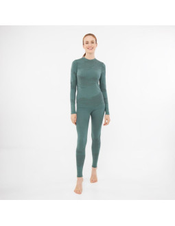 Bielizna damska viking gasher lady set merino roz. m zielona 2