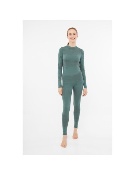 Bielizna damska viking gasher lady set merino roz. m zielona