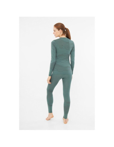 Bielizna damska viking gasher lady set merino roz. m zielona