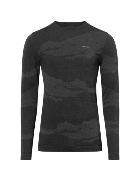 Bielizna męska viking gasher man set merino roz. m czarna