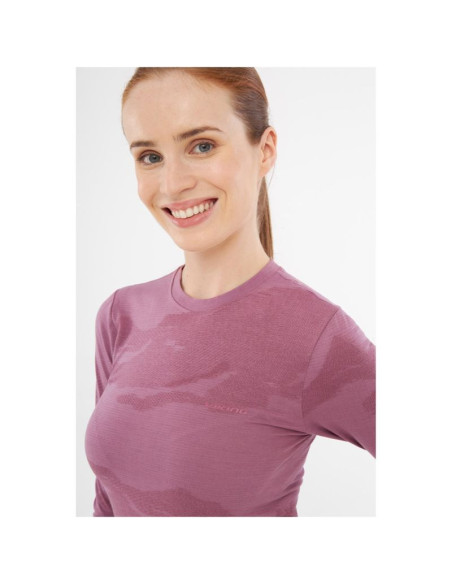 Bielizna damska viking gasher lady set merino roz. s różowa