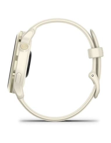 Zegarek garmin vivoactive 6 42mm bone/lunar gold