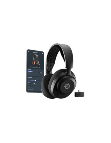 Seria steelseries | zestaw słuchawkowy do gier | arctis nova 5 | łączność bluetooth | nauszne | mikrofon | redukcja szumów | łąc