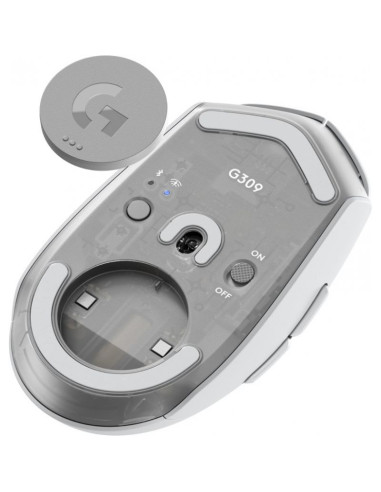 Logitech g g309 myszka gaming po prawej stronie rf wireless + bluetooth optyczny 2560 dpi