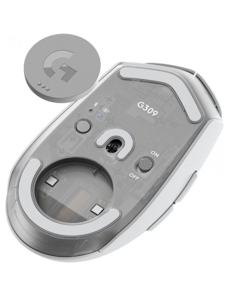 Logitech g g309 myszka gaming po prawej stronie rf wireless + bluetooth optyczny 2560 dpi