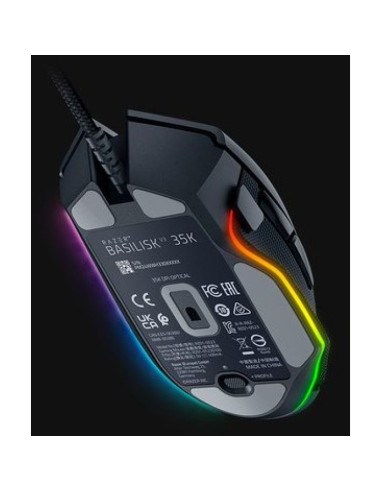 Razer basilisk v3 35k myszka gaming po prawej stronie optyczny 35000 dpi