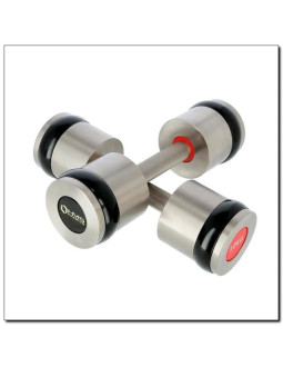 Hantle chromowane 2x10kg silikonowe elementy hms hh10