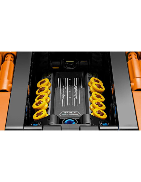 Lego technic 42196 pomarańczowe lamborghini huracán tecnica