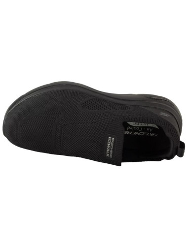 Skechers go walk arch fit 2.0 - knitte 216517ww-bbk czarne 39,5