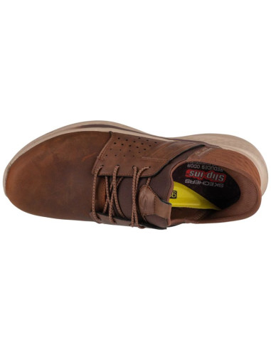 Skechers slip-ins: slade - zachary 210828-cdb brązowe 40