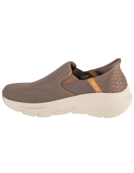Skechers slip-ins: d'lux walker 2.0 - reeler 232463-brn brązowe 40
