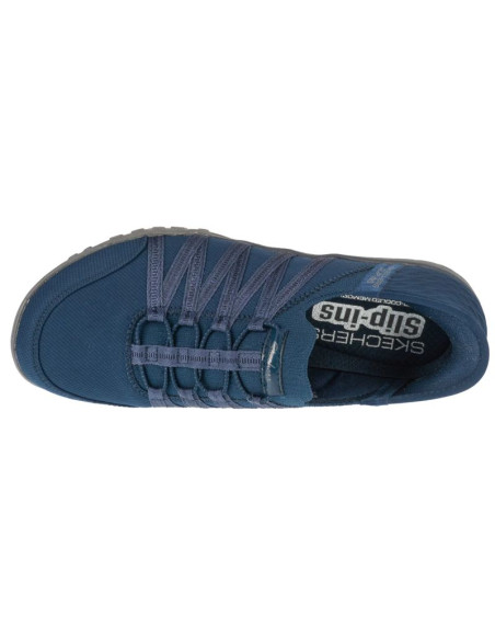 Skechers slip-ins: breathe easy - roll with me 100593-nvy granatowe 36
