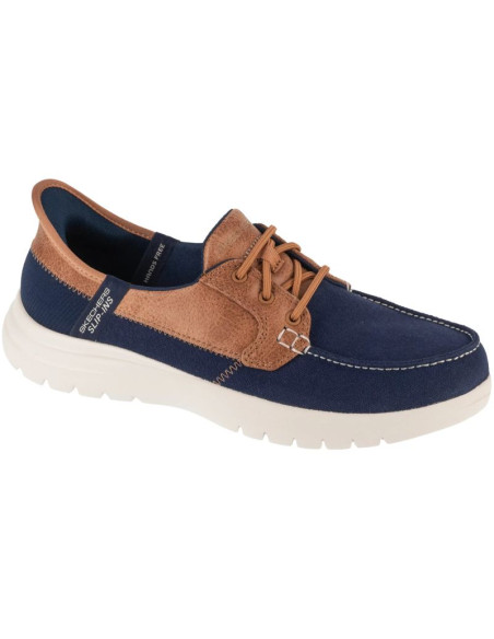 Skechers slip-ins: on-the-go flex - palmilla 136536-nvy granatowe 36