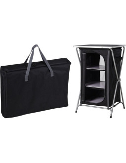 Szafa turystyczna składana z 3 półkami 60x53x97cm redcliffs