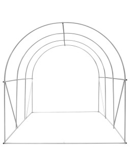 Szklarnia tunel ogrodowy 200x300x200cm pe kontrukcja stal zielona 2