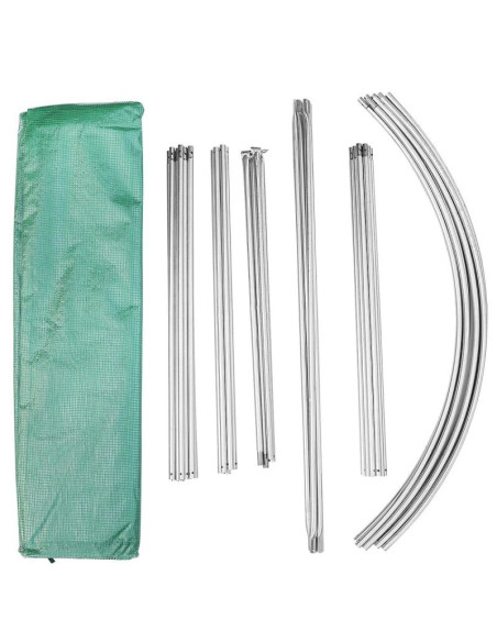 Szklarnia tunel ogrodowy 200x300x200cm pe kontrukcja stal zielona