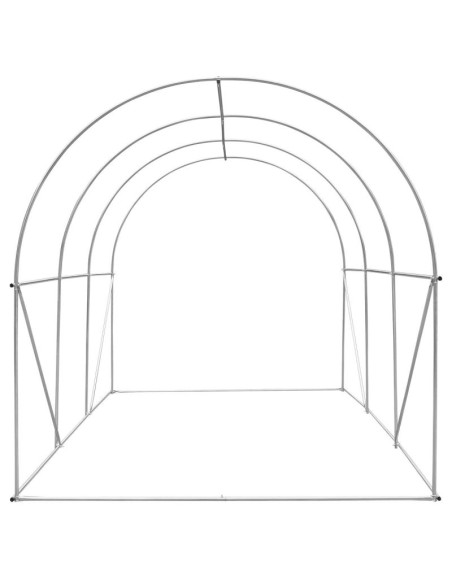 Szklarnia tunel ogrodowy 200x300x200cm pe kontrukcja stal biała
