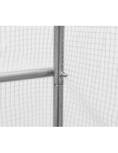 Szklarnia tunel ogrodowy 200x300x200cm pe kontrukcja stal biała