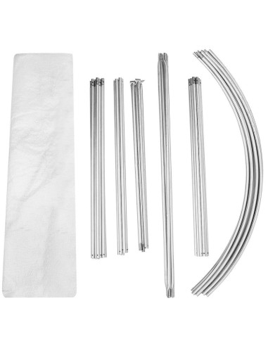 Szklarnia tunel ogrodowy 200x300x200cm pe kontrukcja stal biała