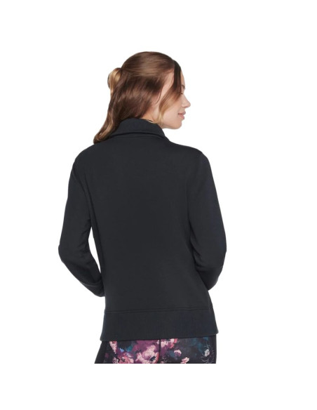 Skechers hoodless hoodie skechcloud jacket wja288-blk czarne l