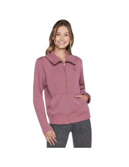 Skechers hoodless hoodie skechcloud jacket wja288-dkmv fioletowe l