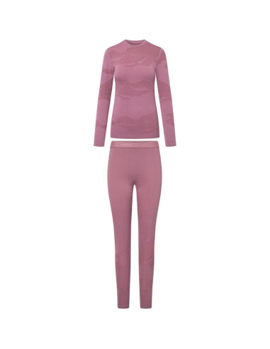 Bielizna damska viking gasher lady set merino roz. m różowa